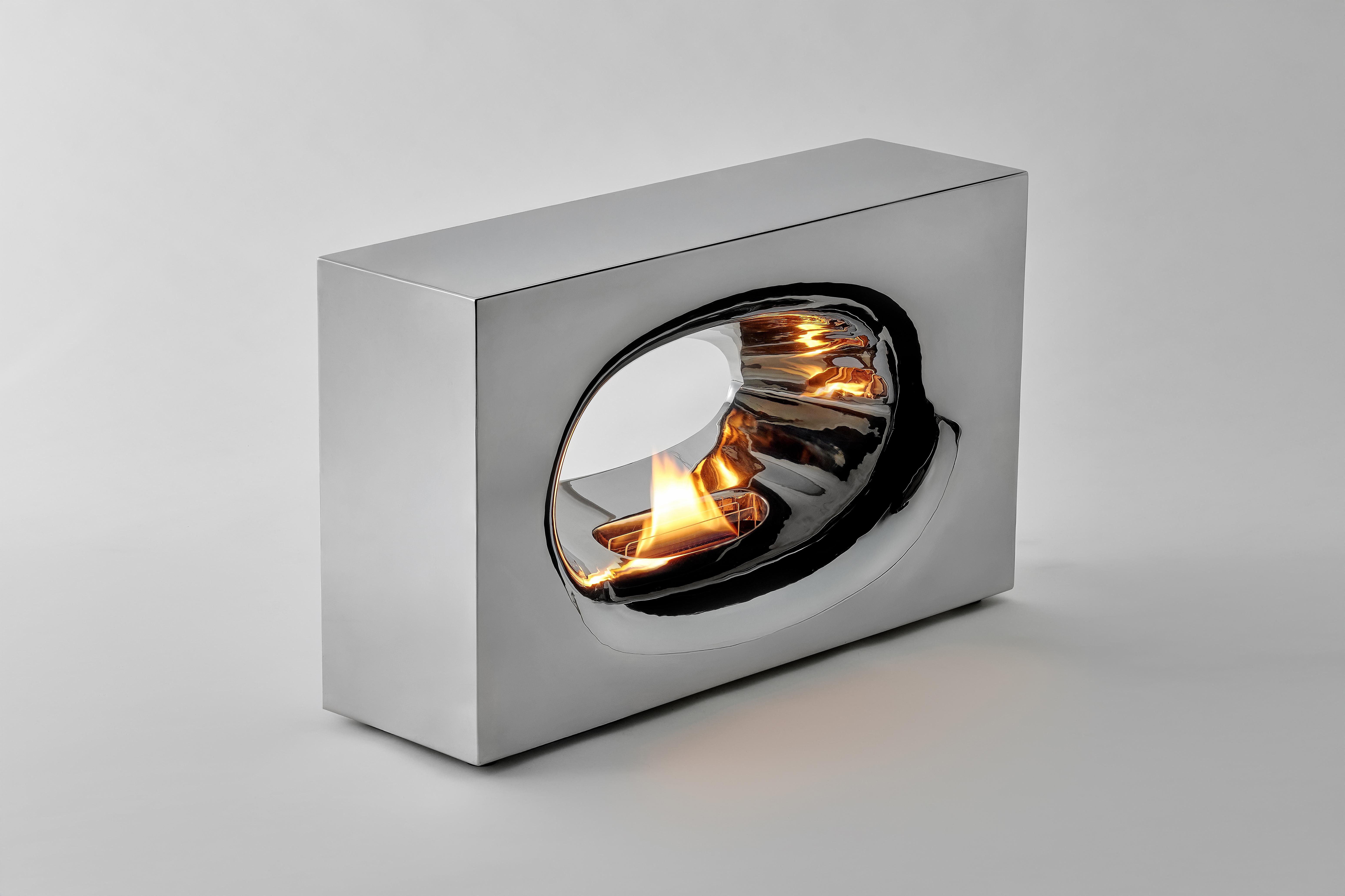 許向罕七度登米蘭設計週，與瑞典品牌 Tenderflame 醞釀七年推出 Halo、Torch、Volcano 三款火爐